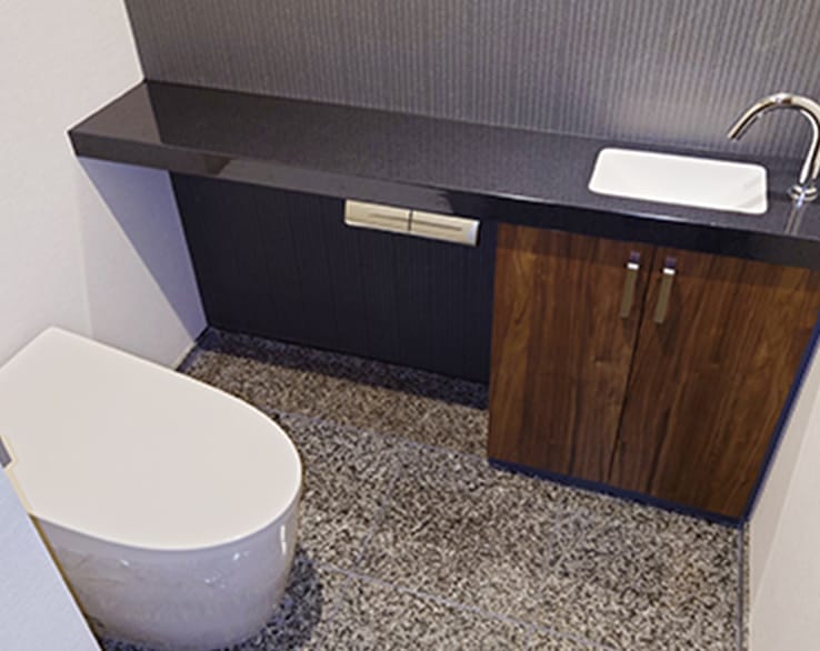 リノベーション後のトイレの写真